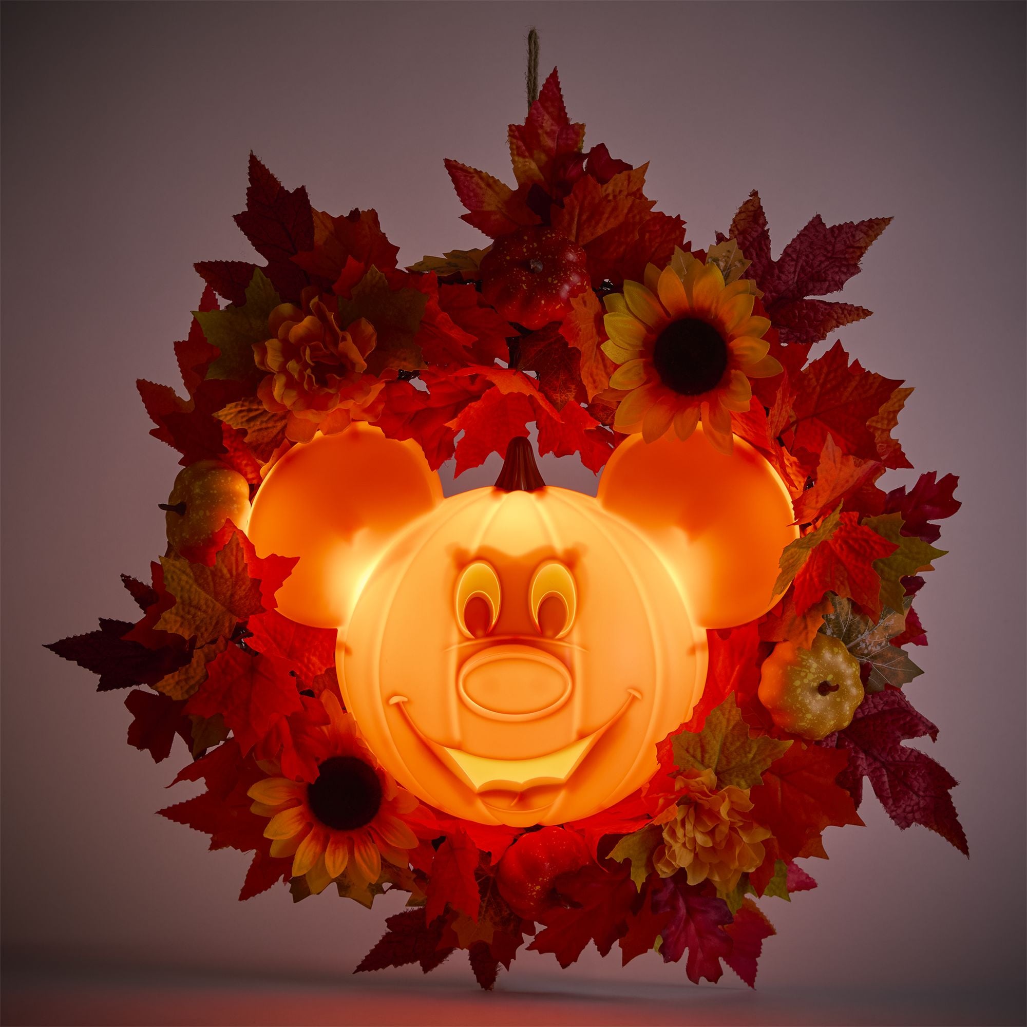 Mickey Mouse pumpkin wreath