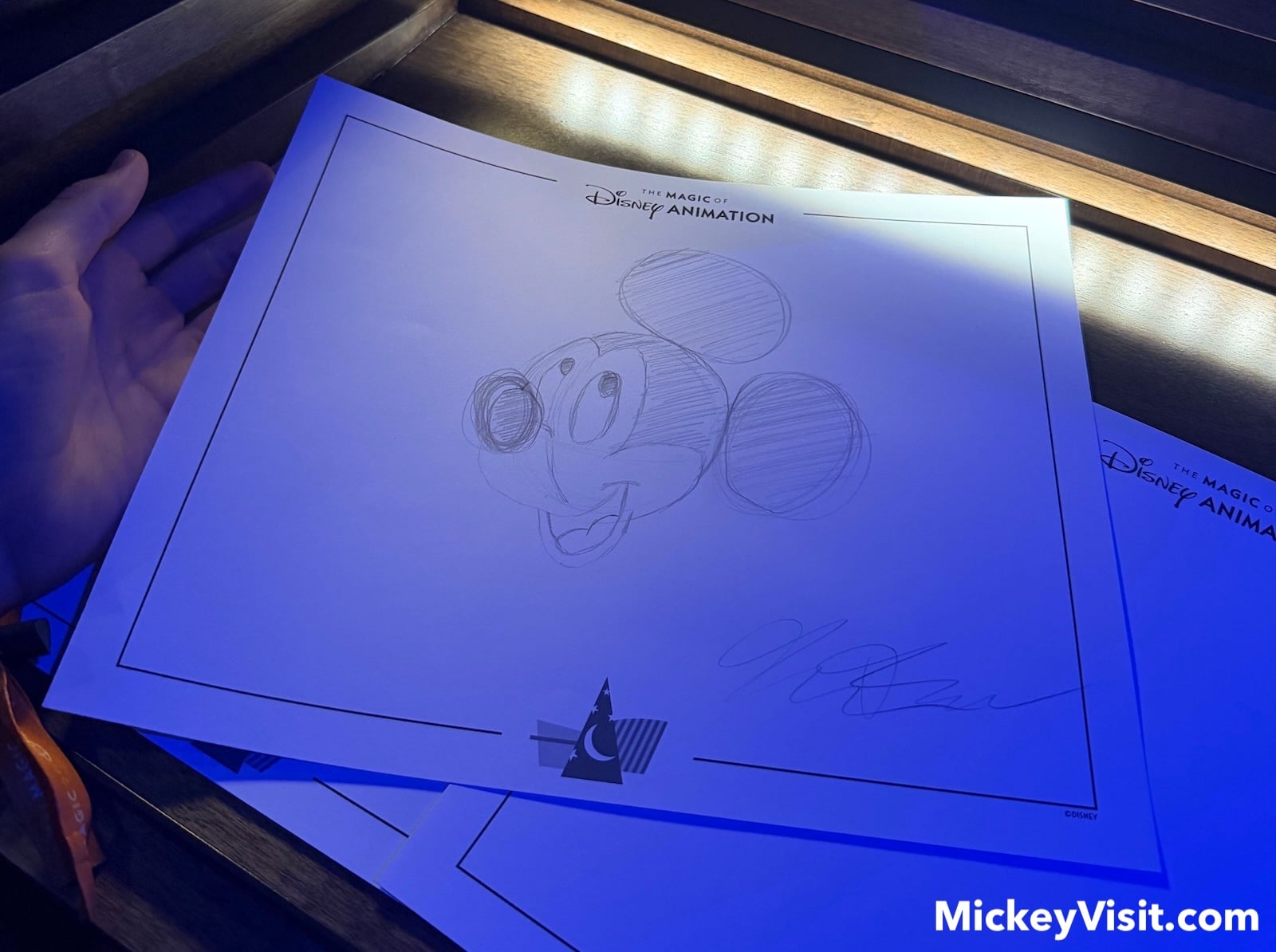 Mickey Mouse drawing