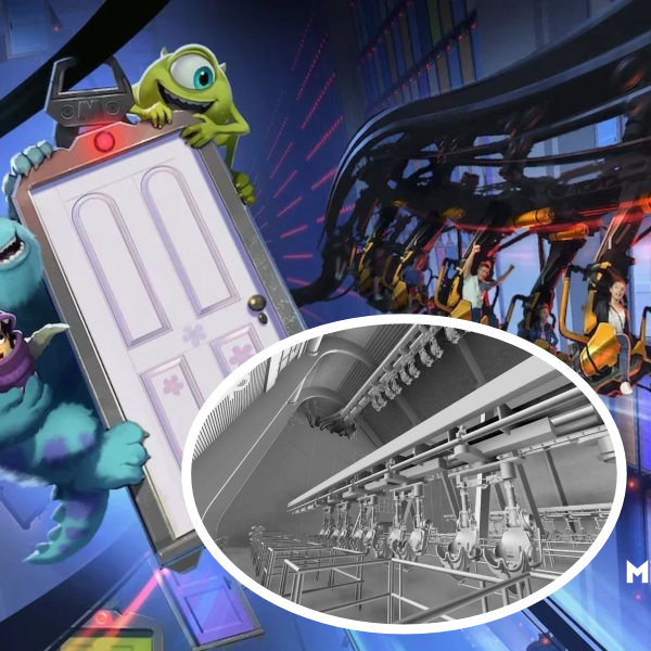 Disney Reveals More of Amazing New Monsters Inc Land With Door Roller Coaster
