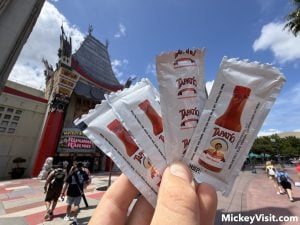 Hot sauce packets