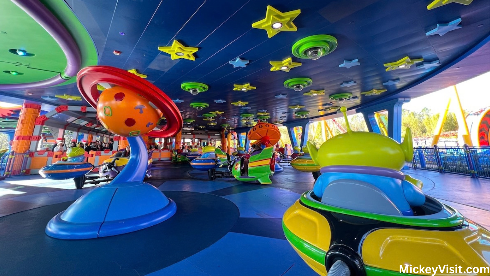 Alien Swirling Saucers ride at Hollywood Studios