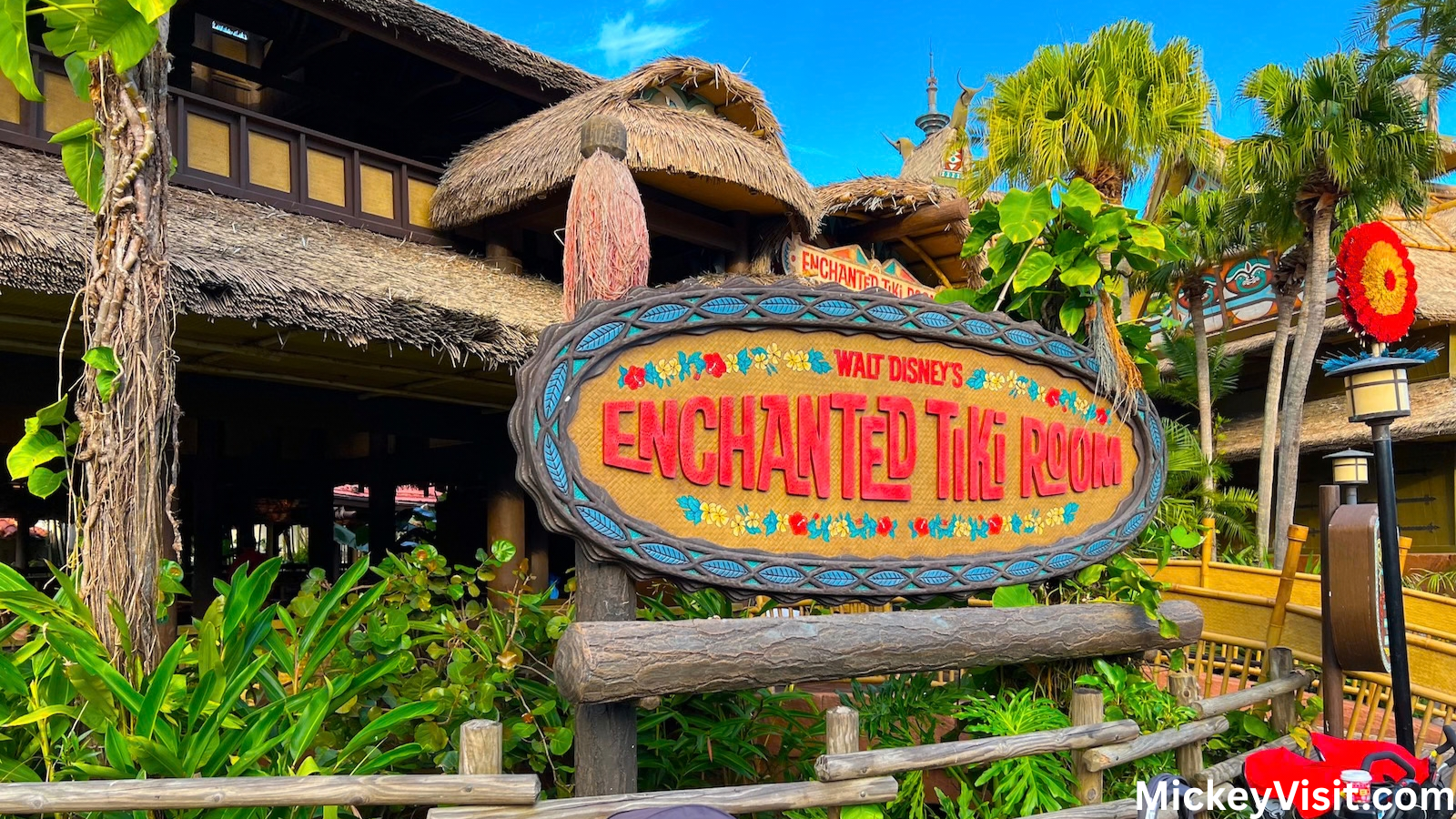 Disney World Enchanted Tiki Room sign