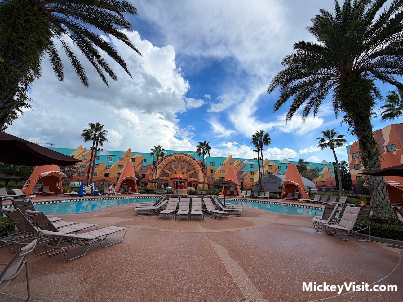 art of animation cars pool area