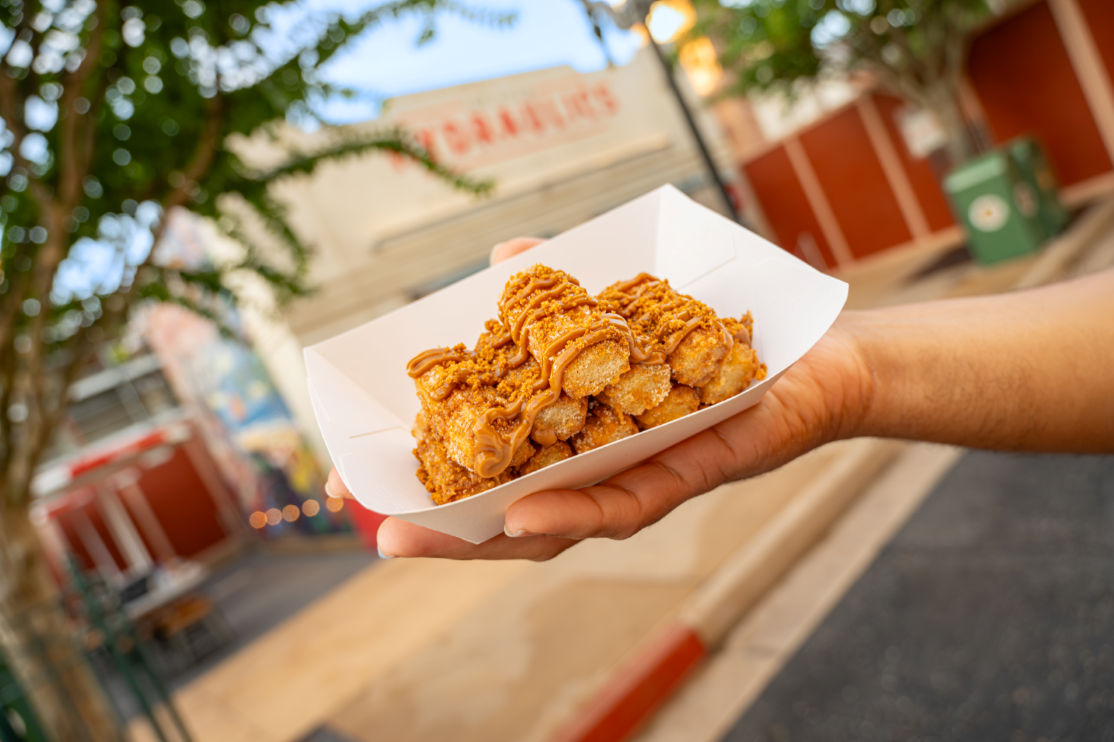Pile of Cookie Butter Mini Churros