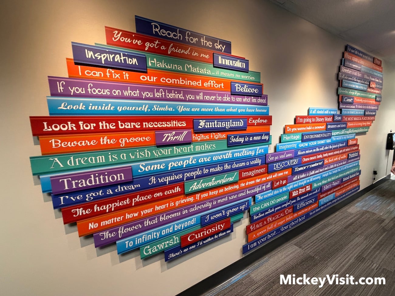disney university signage