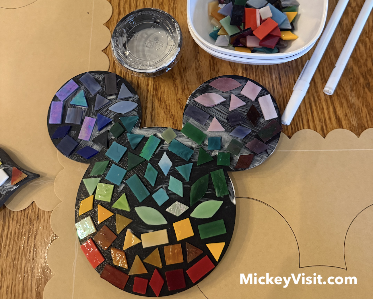 mosaic making disney world
