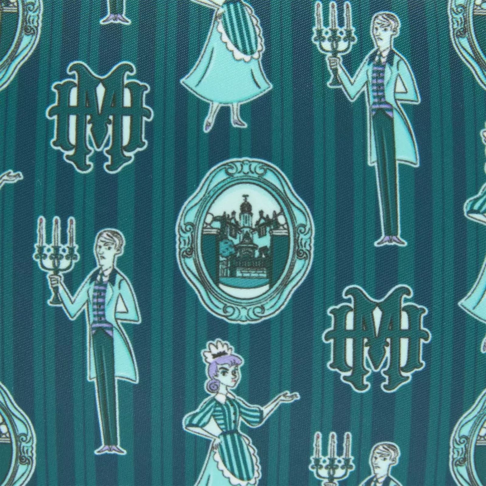 Close up of Disney World tote bag pattern