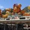 disneyland theme park gate during halloween