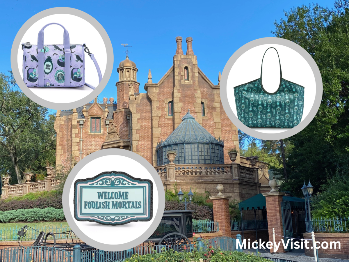 Haunted Mansion surrounded by new merchandise