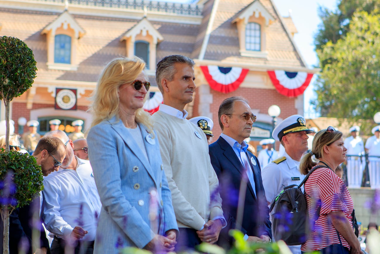disneyland flag retreat