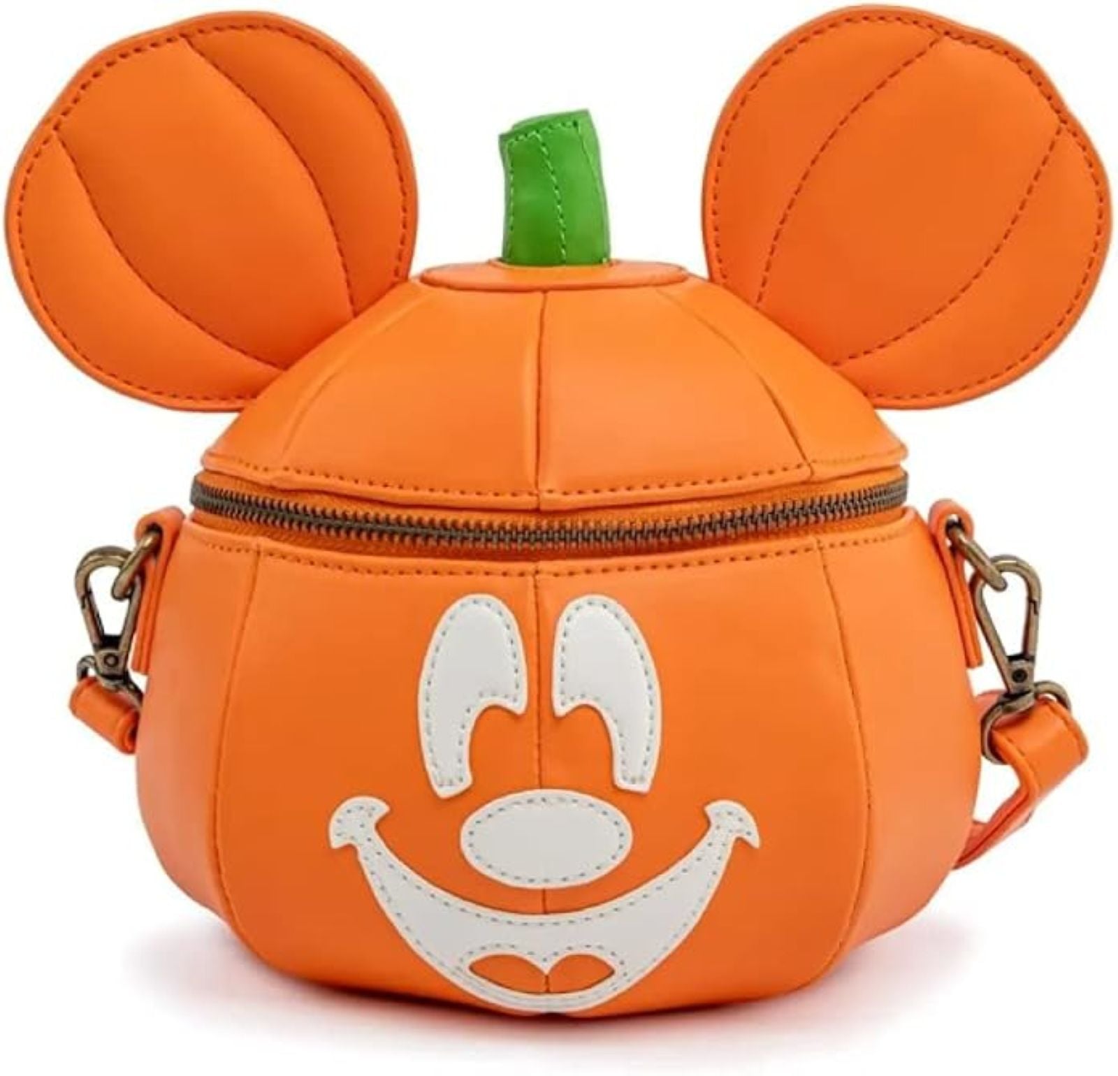 Pumpkin Mickey Mouse crossbody purse