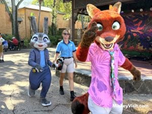 zootopia characters at animal kingdom