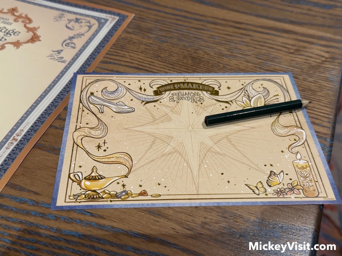 Card with pencil