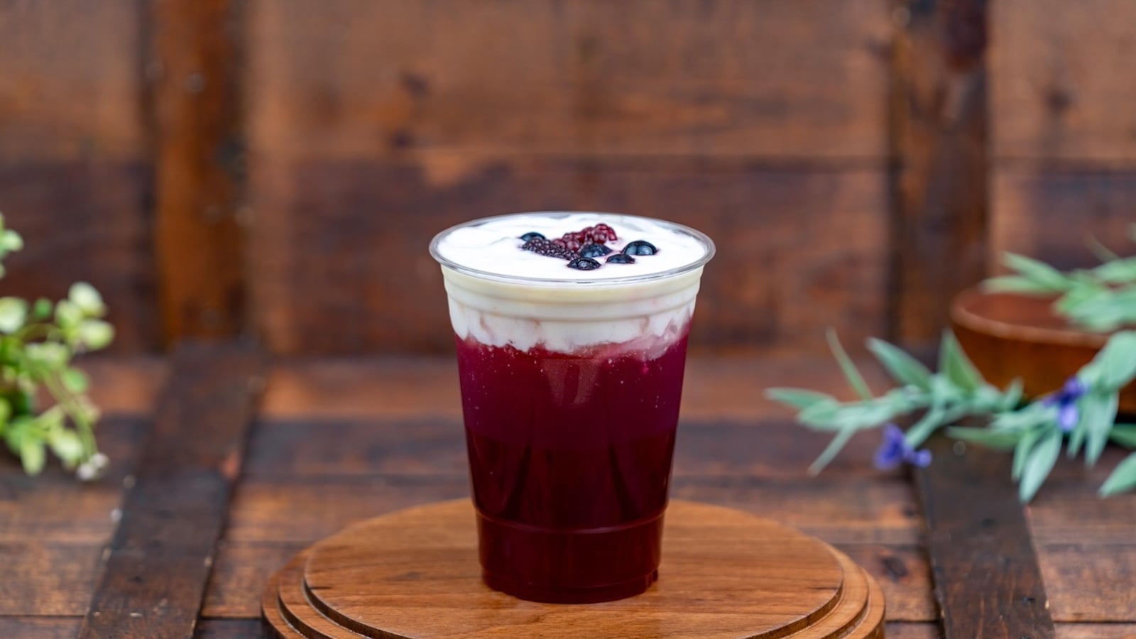 Pomegranate-Blueberry Refresher at Bountiful Valley Brews