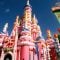 Cinderella Castle painted pink with candy and frosting