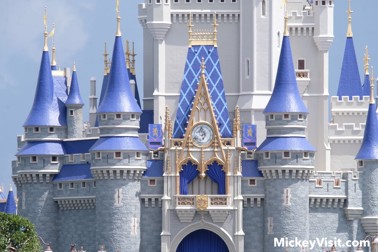 close-up of Cinderella Castle