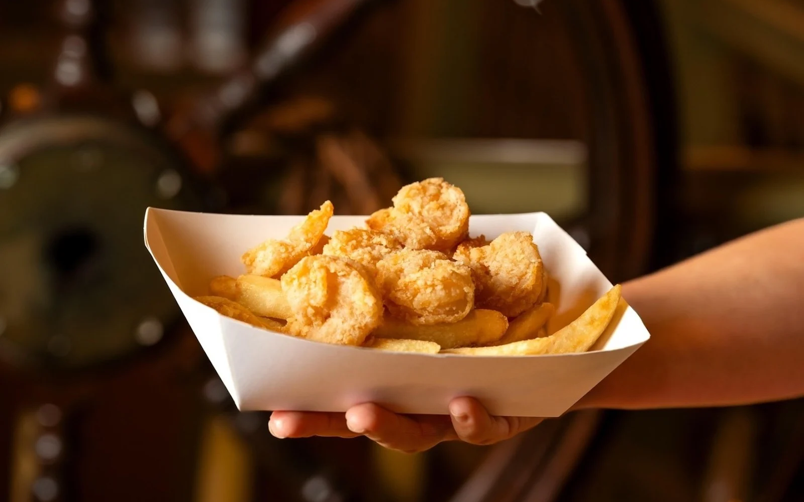 Columbia Harbour House Hand-Breaded Shrimp Platter