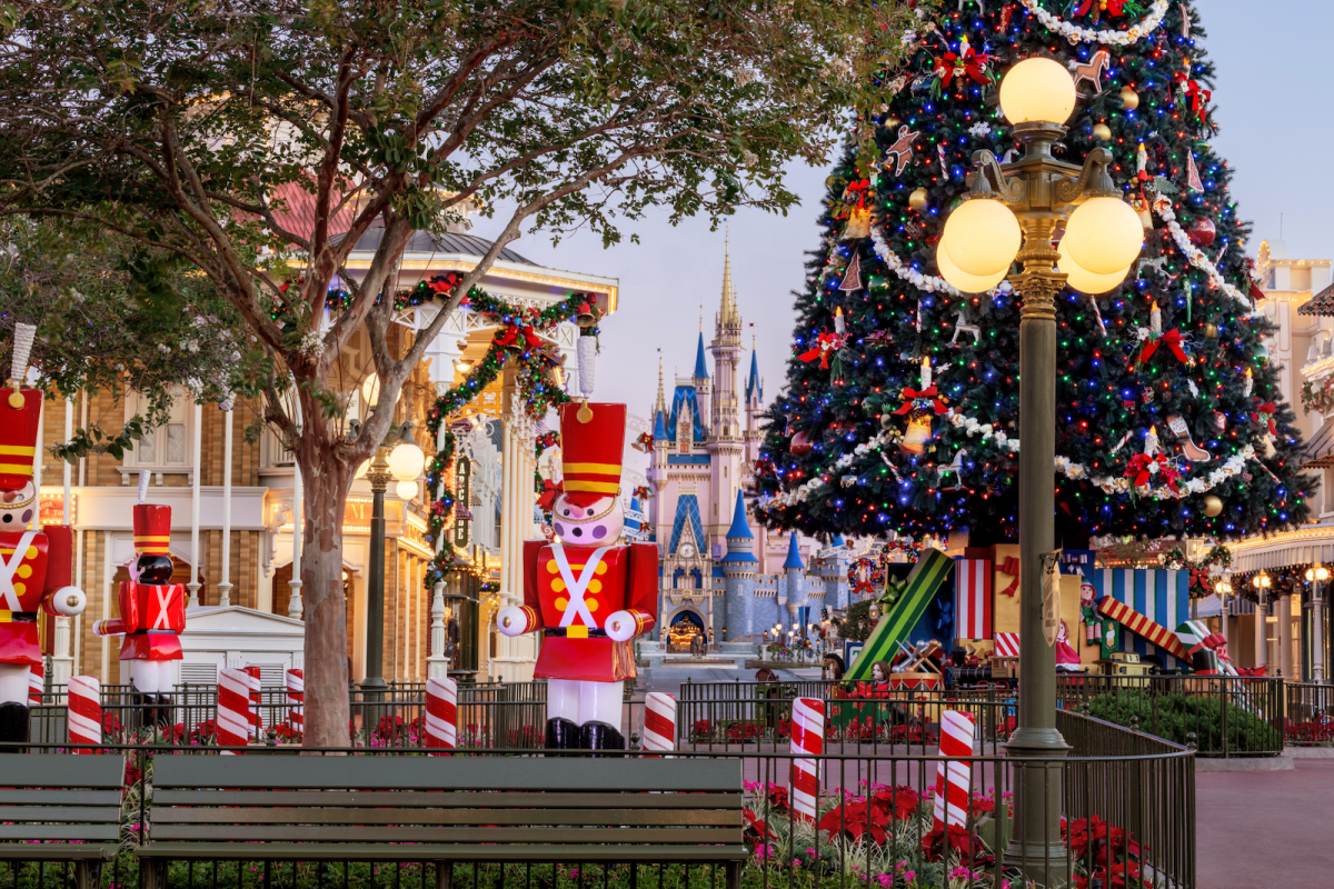 Main Street Disney World Christmas