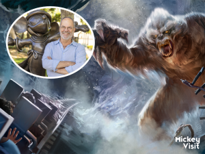 Joe Rohde and illustration of yeti monster
