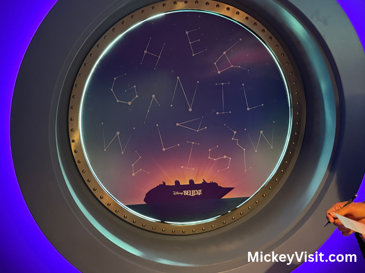 Disney Believe window