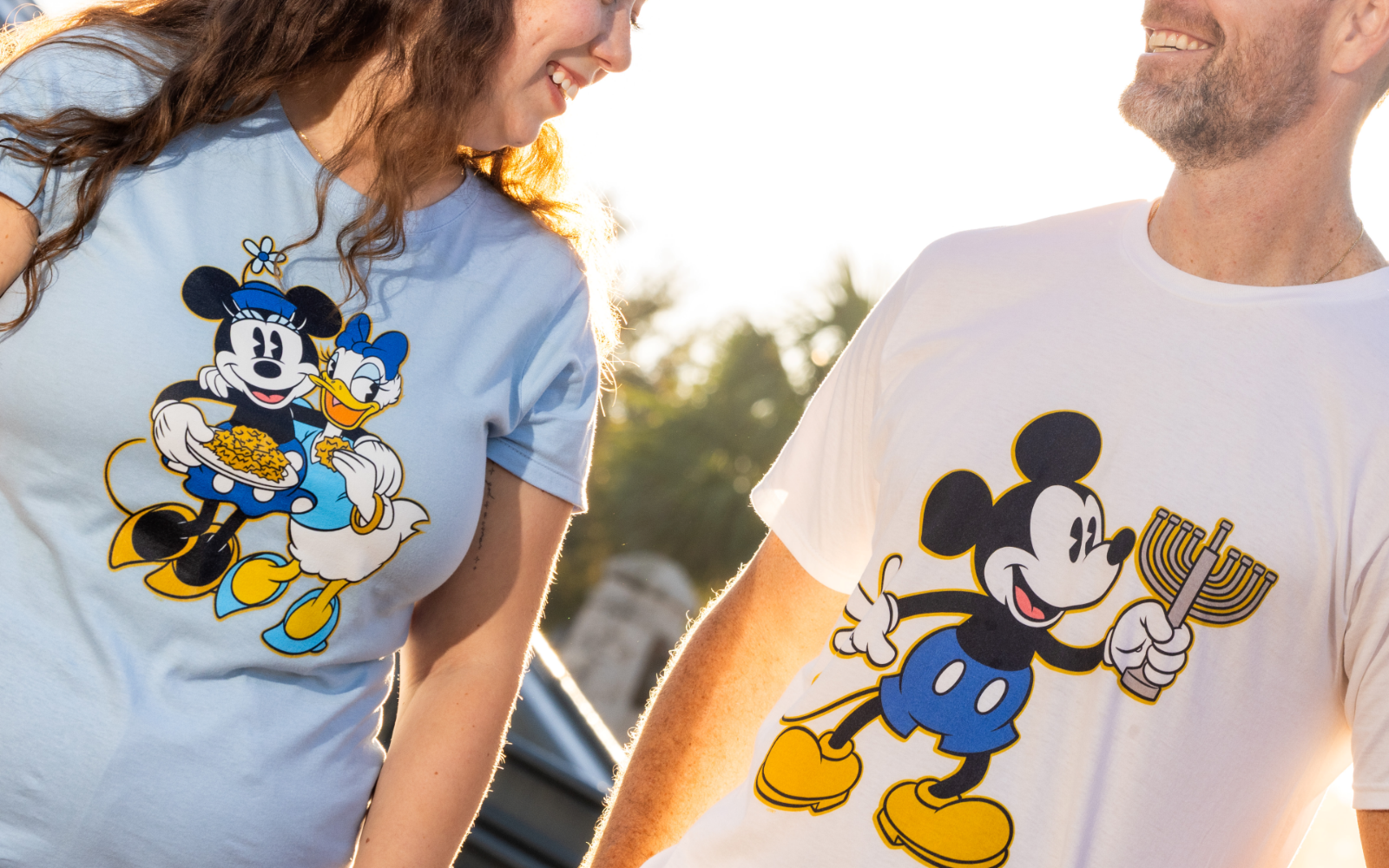 Hanukkah Disney Menorah Shirts