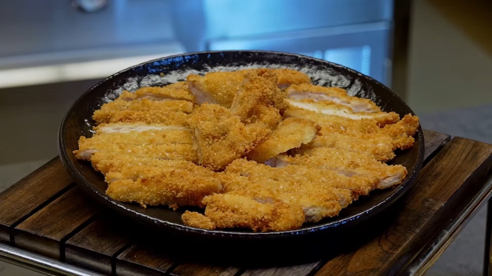 Fried meat