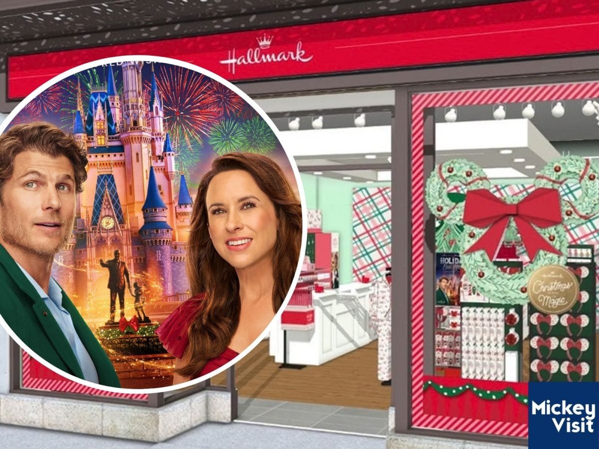 Concept art of Christmas store exterior
