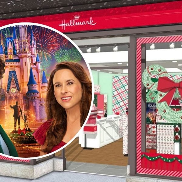 Concept art of Christmas store exterior
