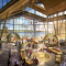Concept art of hotel lobby