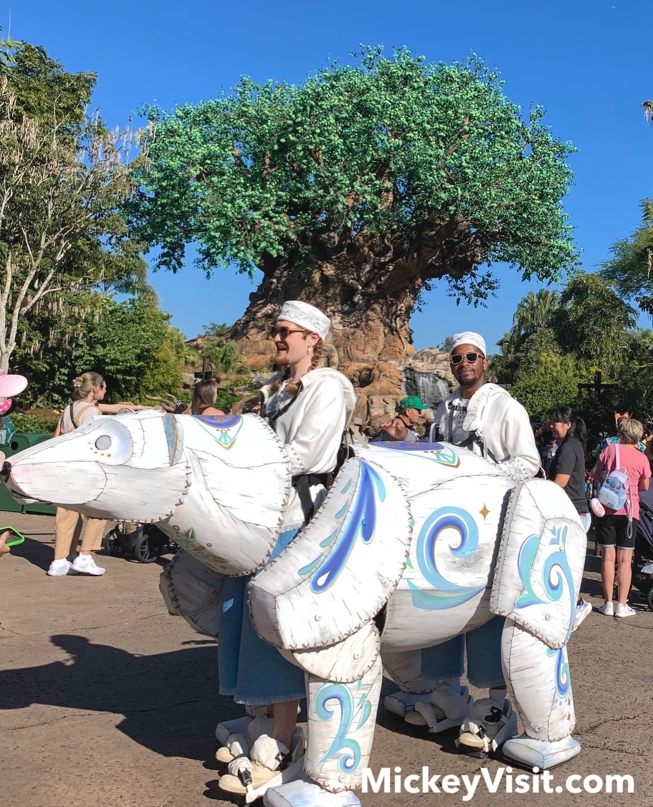Polar bear full-body puppet