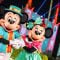 Mickey Mouse and Minnie Mouse