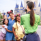 Photographer capturing photo of family at Disney World