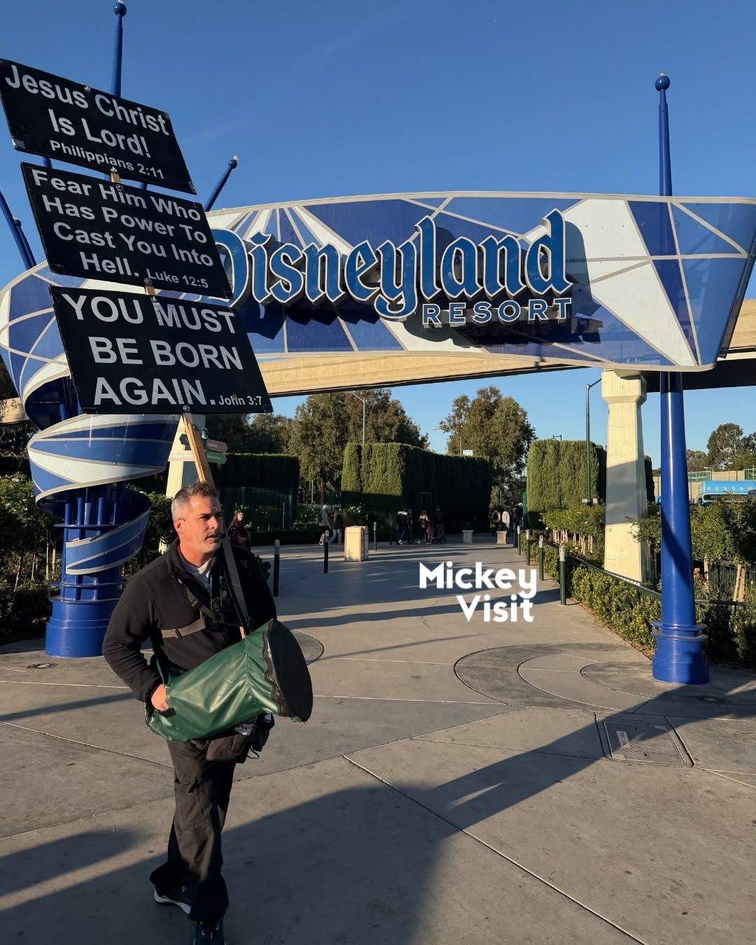 Protesters Disneyland