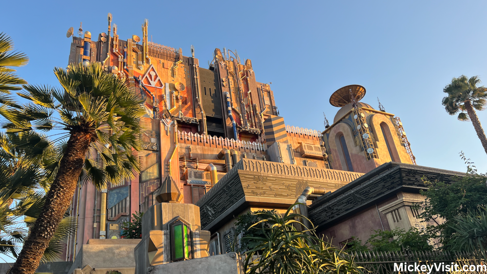 The exterior of Guardians of the Galaxy - Mission: BREAKOUT!