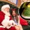 Santa smiling