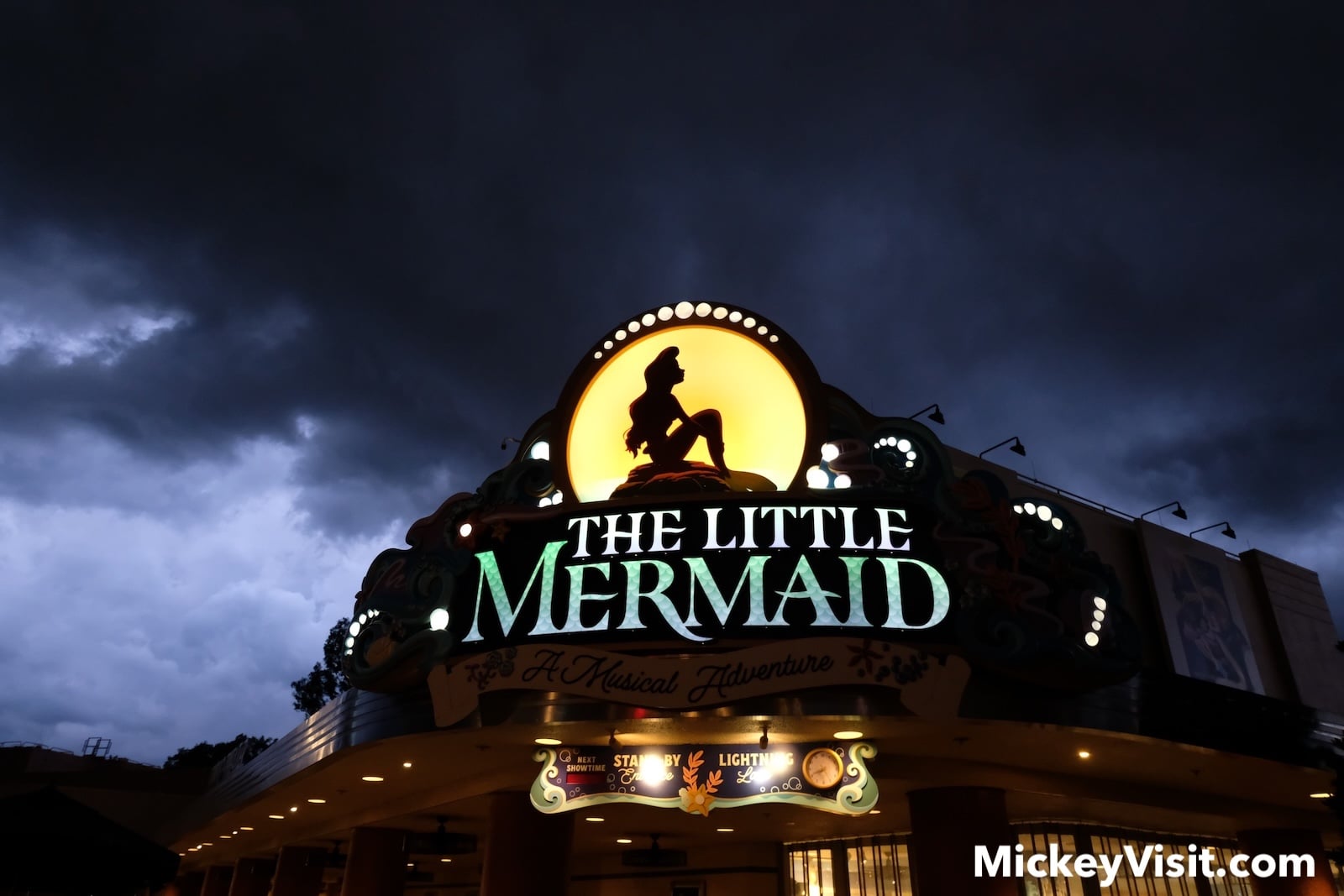Little Mermaid show sign