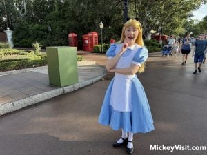 alice in wonderland at epcot
