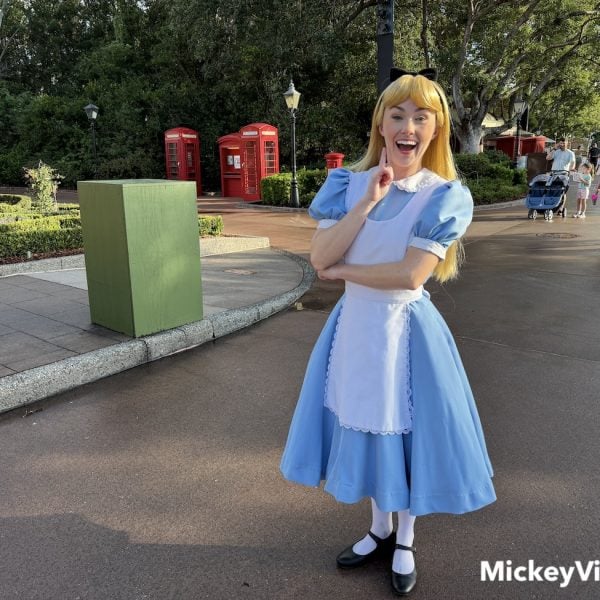 alice in wonderland at epcot