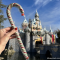 candy cane disneyland castle