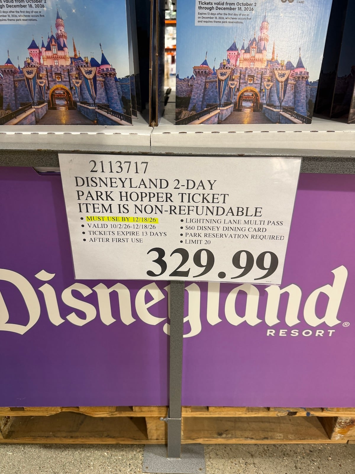 costco ticket deal