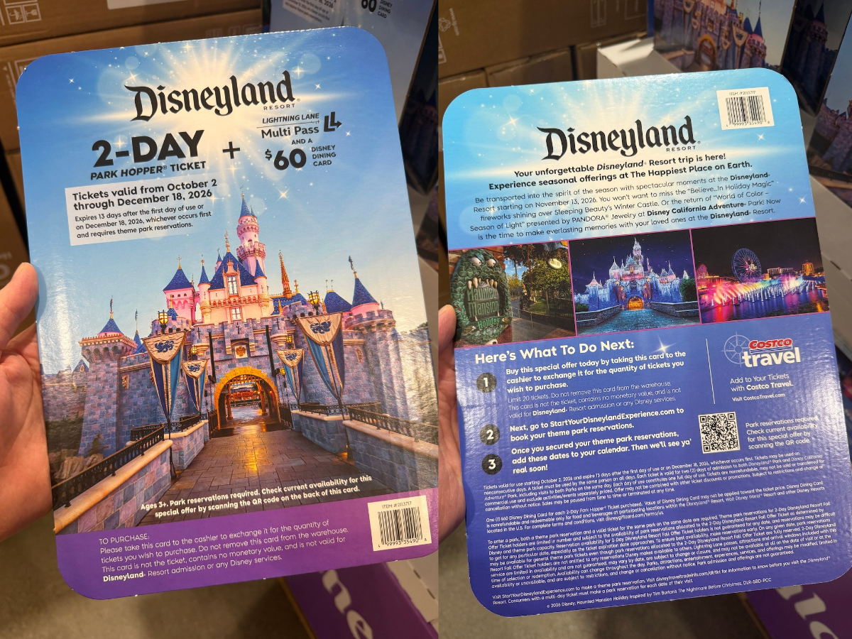 costco ticket offer disneyland